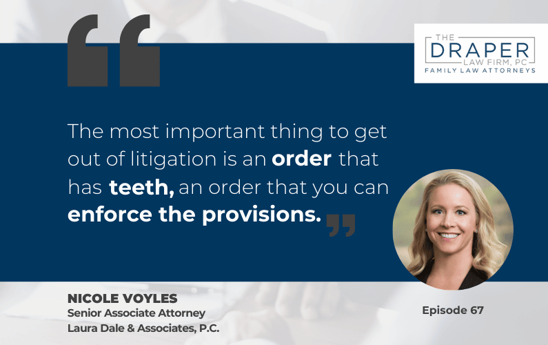 Nicole Voyles | Drafting Orders with an Eye for Enforcement