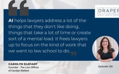 Carolyn Elefant | Leveraging Artificial Intelligence in Family Law: Tools, Risks, and Policy